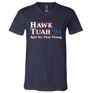 Hawk Tush Spit On That Thing Presidential Candidate Parody V-Neck T-Shirt