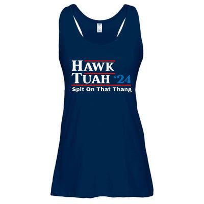 Hawk Tush Spit On That Thing Presidential Candidate Parody Ladies Essential Flowy Tank