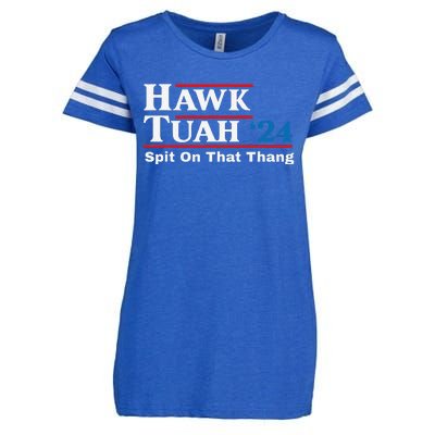 Hawk Tush Spit On That Thing Presidential Candidate Parody Enza Ladies Jersey Football T-Shirt