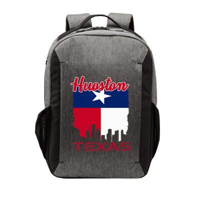 Houston Texas Skyline Vintage Houston Texas Flag Vector Backpack