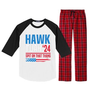 Hawk Tush Spit On That Thing Presidential Candidate Parody Raglan Sleeve Pajama Set