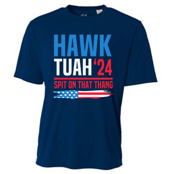 Hawk Tush Spit On That Thing Presidential Candidate Parody Cooling Performance Crew T-Shirt