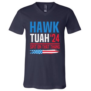 Hawk Tush Spit On That Thing Presidential Candidate Parody V-Neck T-Shirt