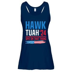 Hawk Tush Spit On That Thing Presidential Candidate Parody Ladies Essential Flowy Tank