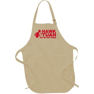 Hawk Tush Spit On That Thang Viral Election Full-Length Apron With Pockets