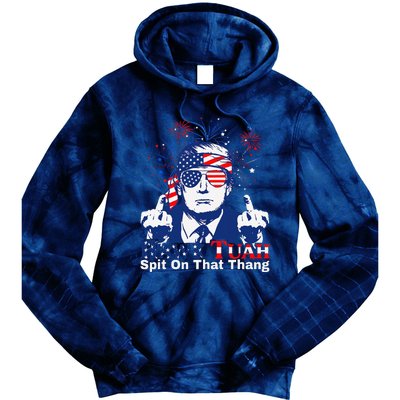 Hawk Tush Spit On That Thing Presidential Candidate Parody Tie Dye Hoodie