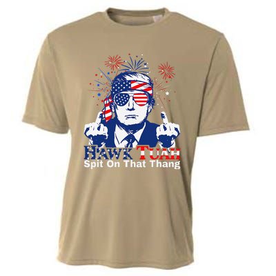 Hawk Tush Spit On That Thing Presidential Candidate Parody Cooling Performance Crew T-Shirt