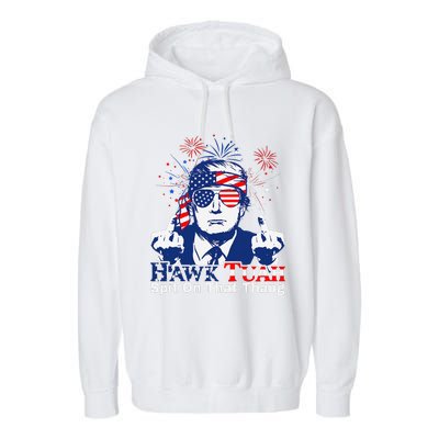 Hawk Tush Spit On That Thing Presidential Candidate Parody Garment-Dyed Fleece Hoodie