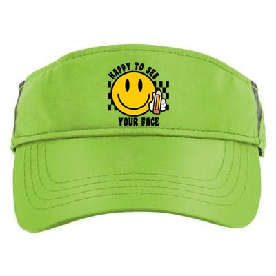 Happy To See Your Face School Adult Drive Performance Visor