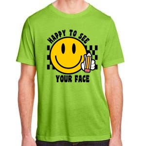 Happy To See Your Face School Adult ChromaSoft Performance T-Shirt