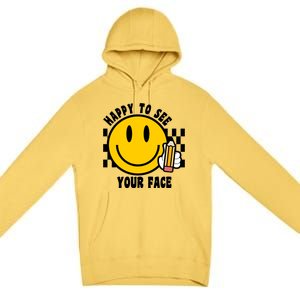 Happy To See Your Face School Premium Pullover Hoodie