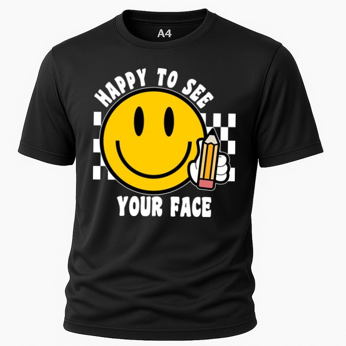 Happy To See Your Face School Cooling Performance Crew T-Shirt