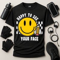 Happy To See Your Face School Cooling Performance Crew T-Shirt