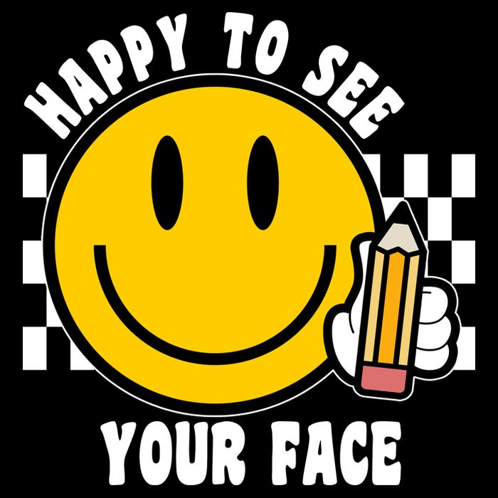 Happy To See Your Face School Cooling Performance Crew T-Shirt