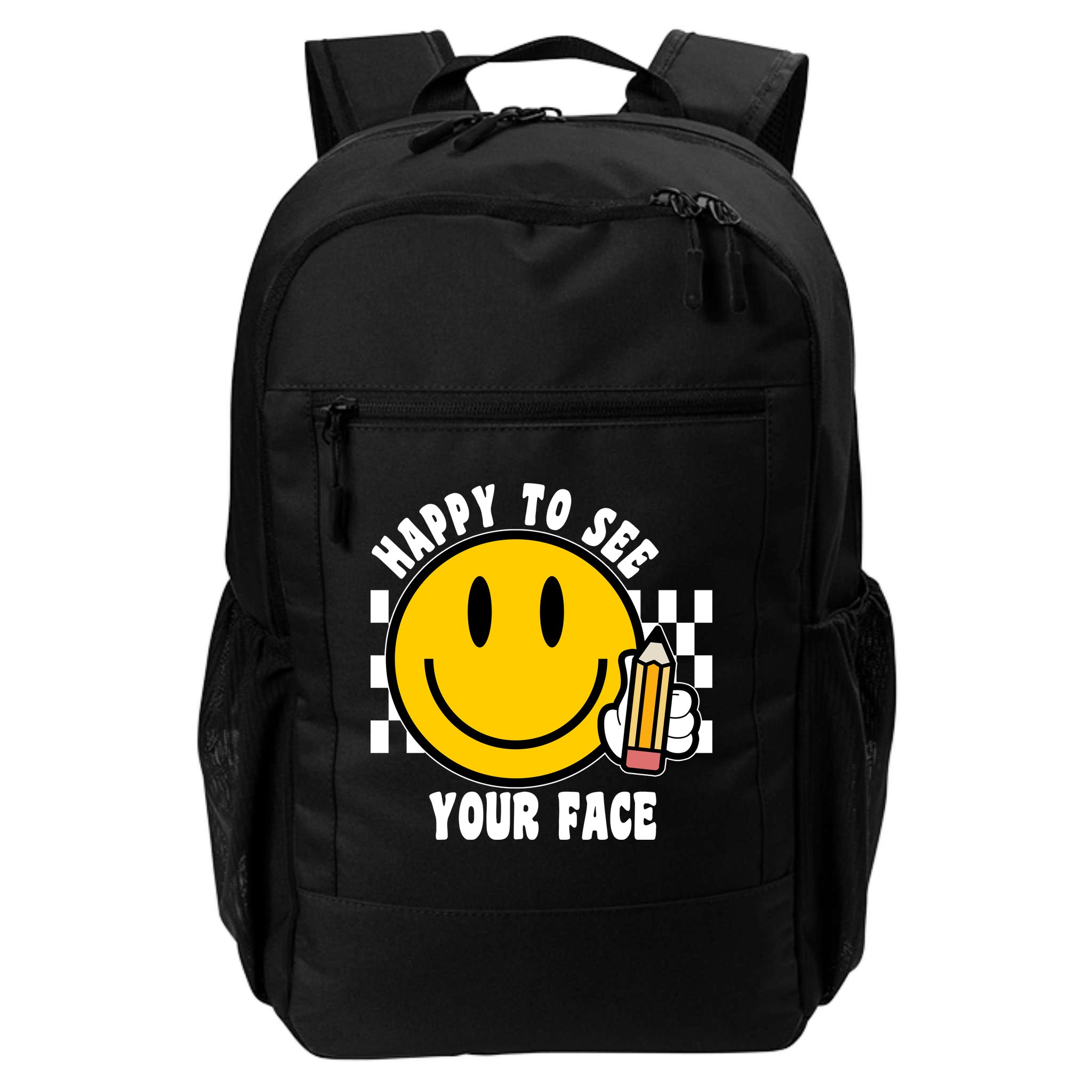 Happy To See Your Face School Backpack