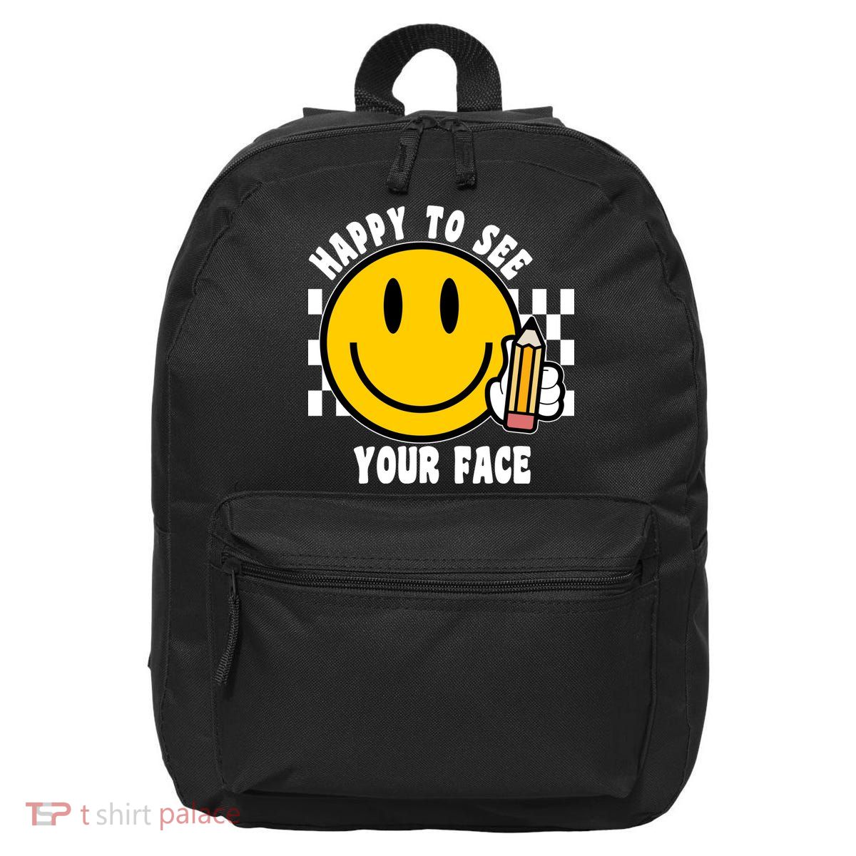 Happy To See Your Face School 16 in Basic Backpack
