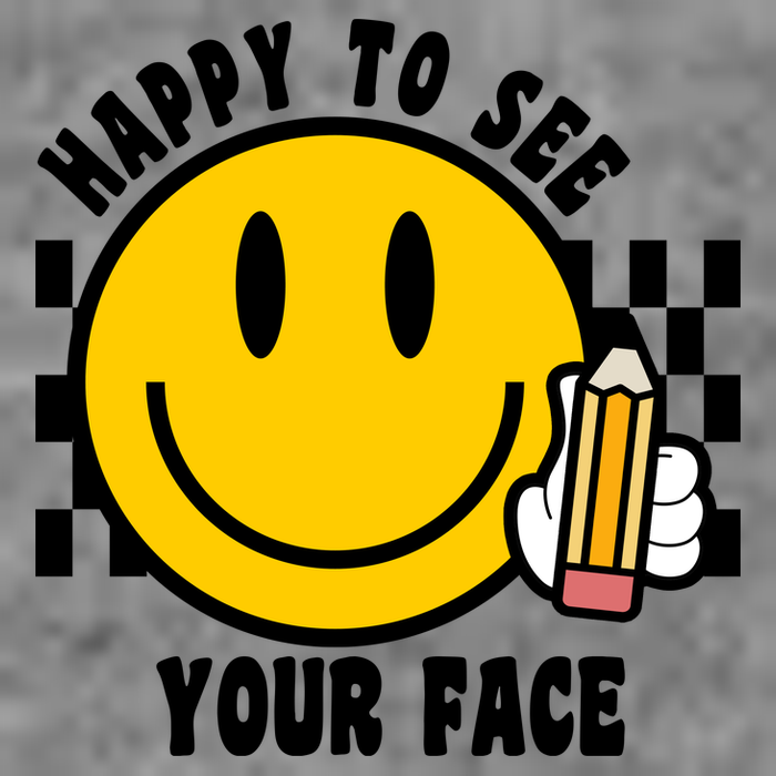 Happy To See Your Face School Long Sleeve Shirt