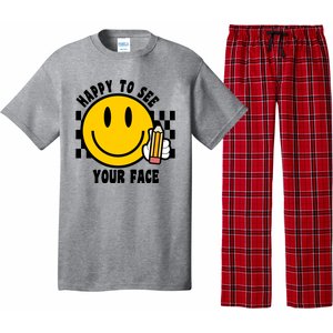 Happy To See Your Face School Pajama Set