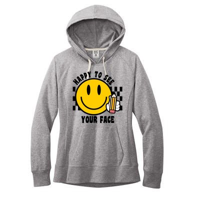 Happy To See Your Face School Women's Fleece Hoodie