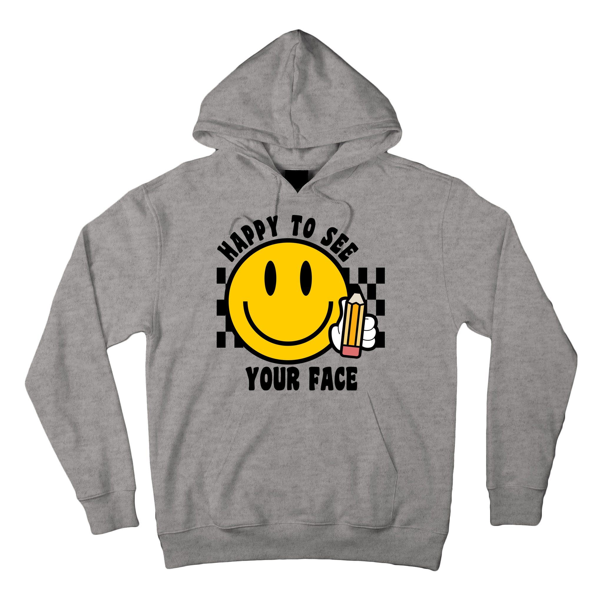 Happy To See Your Face School Tall Hoodie