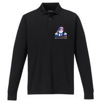 Hawk Tush Spit On That Thing Presidential Candidate Parody Performance Long Sleeve Polo