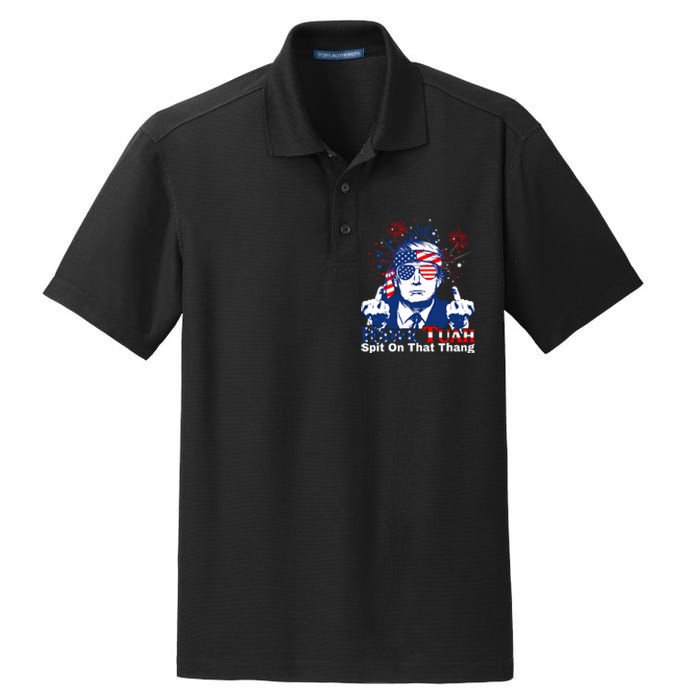 Hawk Tush Spit On That Thing Presidential Candidate Parody Dry Zone Grid Polo