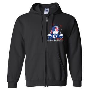 Hawk Tush Spit On That Thing Presidential Candidate Parody Full Zip Hoodie