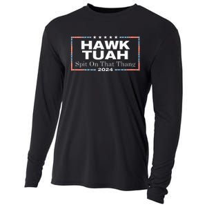 Hawk Tush Spit On That Thang Presidential Candidate Cooling Performance Long Sleeve Crew