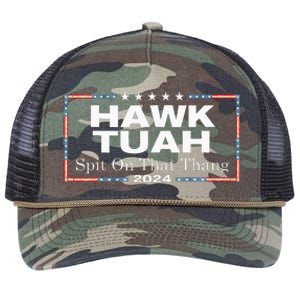 Hawk Tush Spit On That Thang Presidential Candidate Retro Rope Trucker Hat Cap