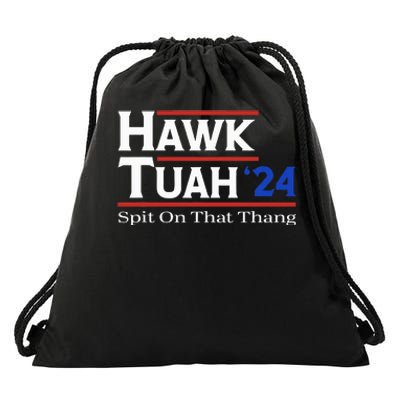 Hawk Tush Spit On That Thang Viral Election Parody Drawstring Bag