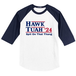 Hawk Tush Spit On That Thang Viral Election Parody Baseball Sleeve Shirt