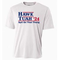 Hawk Tush Spit On That Thang Viral Election Parody Cooling Performance Crew T-Shirt