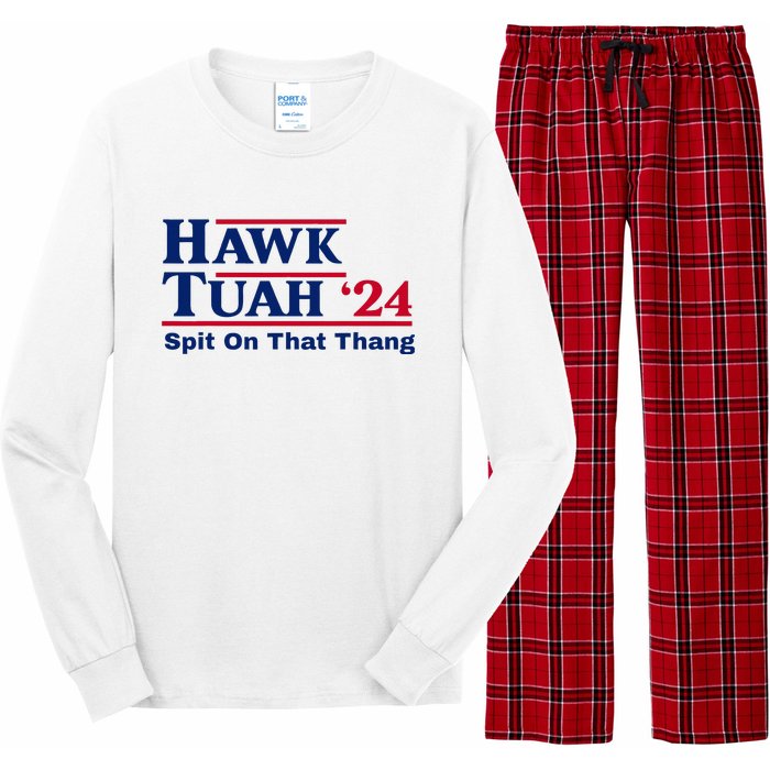 Hawk Tush Spit On That Thang Viral Election Parody Long Sleeve Pajama Set