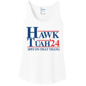 Hawk Tush Spit On That Thang Viral Election President 2024 Ladies Essential Tank