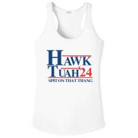 Hawk Tush Spit On That Thang Viral Election President 2024 Ladies PosiCharge Competitor Racerback Tank