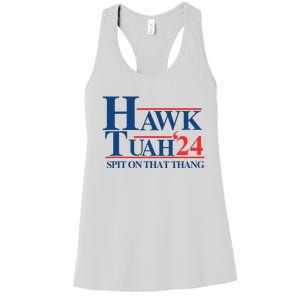 Hawk Tush Spit On That Thang Viral Election President 2024 Women's Racerback Tank