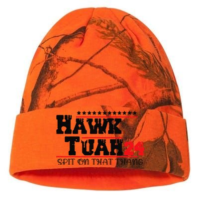 Hawk Tush Spit On That Thing Presidential Candidate Parody Kati Licensed 12" Camo Beanie