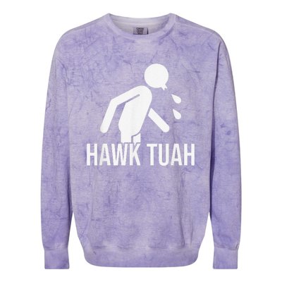 Hawk Tush Spit On That Thing Presidential Candidate Parody Colorblast Crewneck Sweatshirt