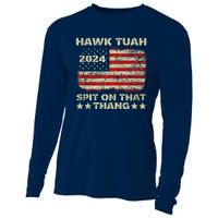 Hawk Tush Spit On That Thing Presidential Candidate Parody Cooling Performance Long Sleeve Crew