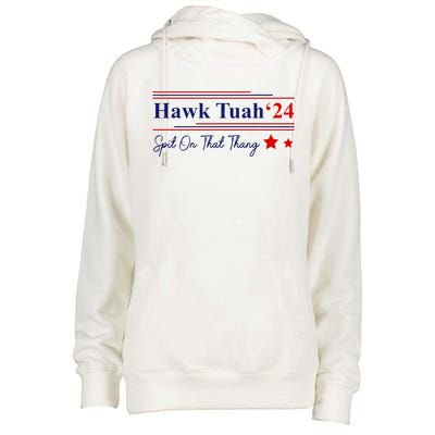 Hawk Tush Spit On That Thang Presidential Womens Funnel Neck Pullover Hood