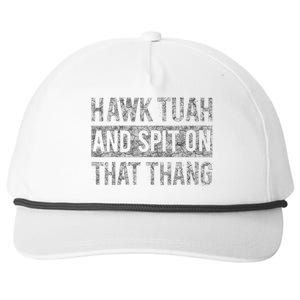 Hawk Tush Spit On That Thing Presidential Candidate Parody Snapback Five-Panel Rope Hat