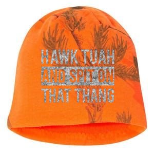 Hawk Tush Spit On That Thing Presidential Candidate Parody Kati - Camo Knit Beanie