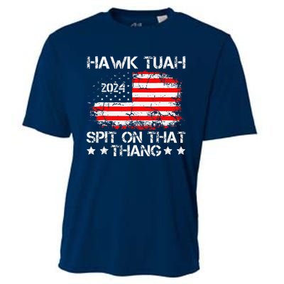 Hawk Tush Spit On That Thing Presidential Candidate Parody Cooling Performance Crew T-Shirt