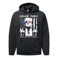 Hawk Tush Spit On That Thang Viral Election Parody Performance Fleece Hoodie