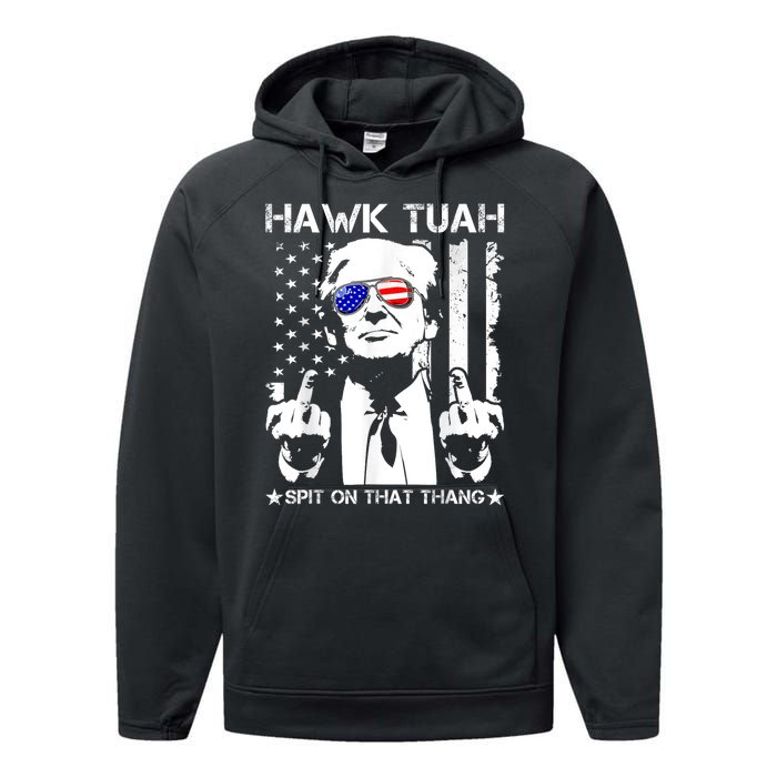 Hawk Tush Spit On That Thang Viral Election Parody Performance Fleece Hoodie