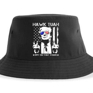 Hawk Tush Spit On That Thang Viral Election Parody Sustainable Bucket Hat