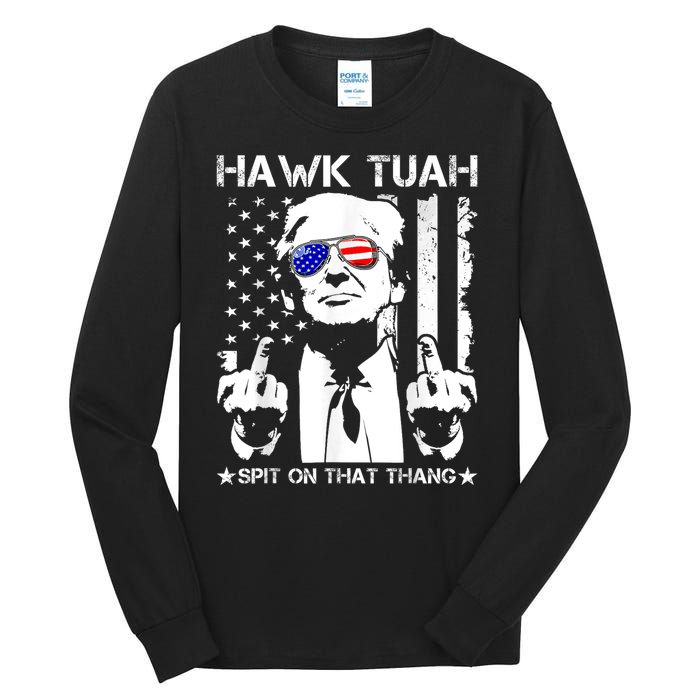 Hawk Tush Spit On That Thang Viral Election Parody Tall Long Sleeve T-Shirt