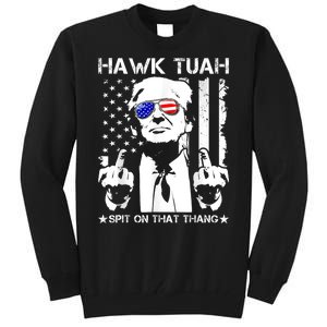 Hawk Tush Spit On That Thang Viral Election Parody Tall Sweatshirt