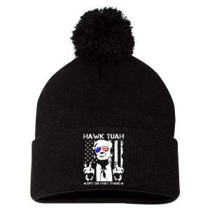 Hawk Tush Spit On That Thang Viral Election Parody Pom Pom 12in Knit Beanie