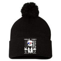 Hawk Tush Spit On That Thang Viral Election Parody Pom Pom 12in Knit Beanie